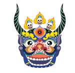中国风少数民族装饰画合层