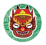 中国风少数民族装饰画合层
