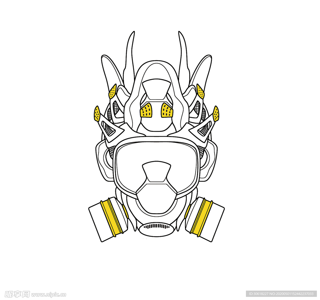 现代抽象画合层