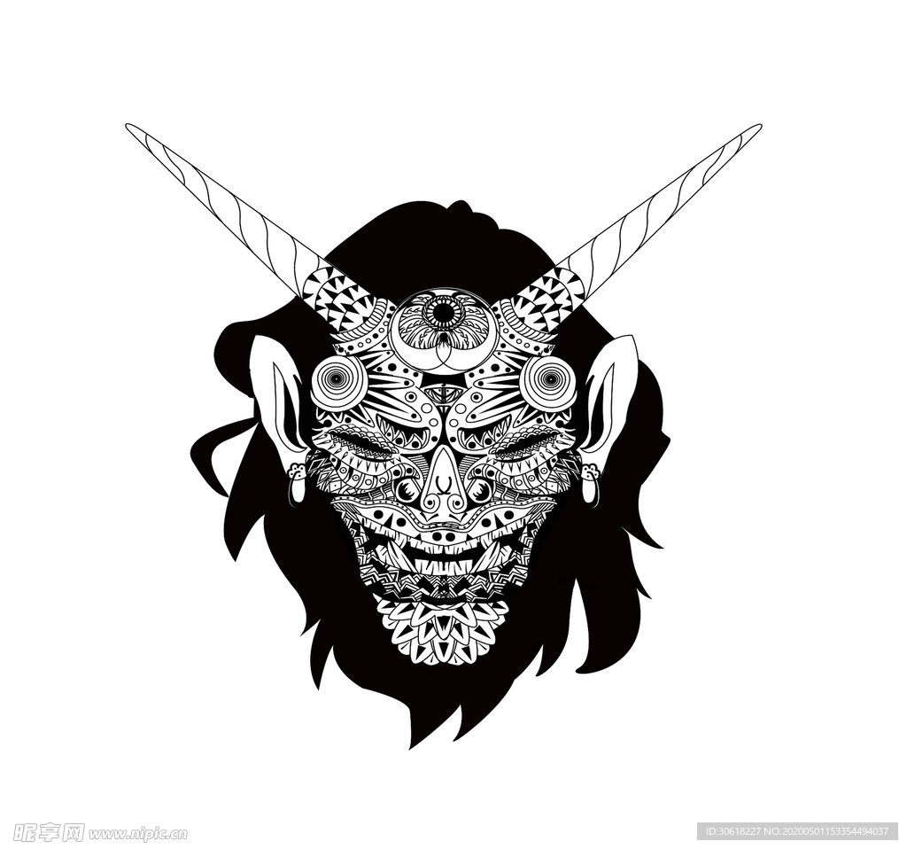 现代抽象画合层