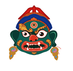 中国风少数民族装饰画合层
