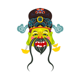 中国风少数民族装饰画合层
