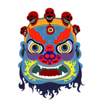 中国风少数民族装饰画合层