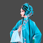 京剧插画