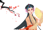 京剧插画