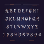 发光字母