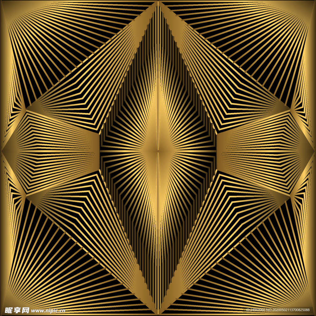 金色花纹