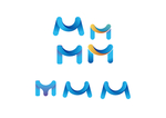 字母设计 M 标志 logo