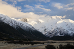 库克山的雪山早晨