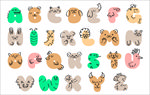 26个字母 动物字母
