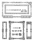 矢量花边边框