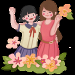 卡通女孩