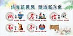新民风 诚孝俭勤和 文明城市宣