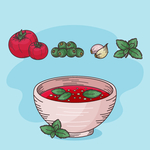 矢量果汁甜品食物素材