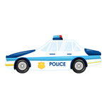 警车手绘矢量卡通形象素材