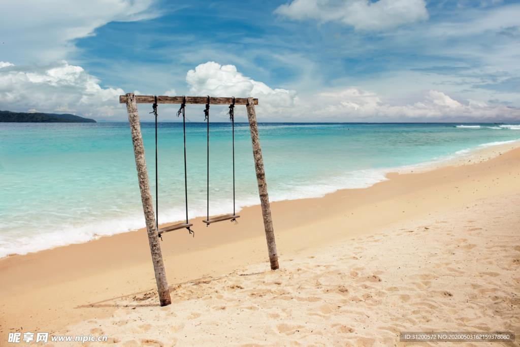 夏日沙滩