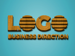 3D立体木质LOGO样机