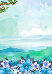 绿色背景