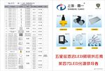 灯具价格表