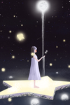 女孩梦幻插画