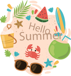 夏季平面海报模板