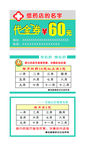 药店代金券 药店名片