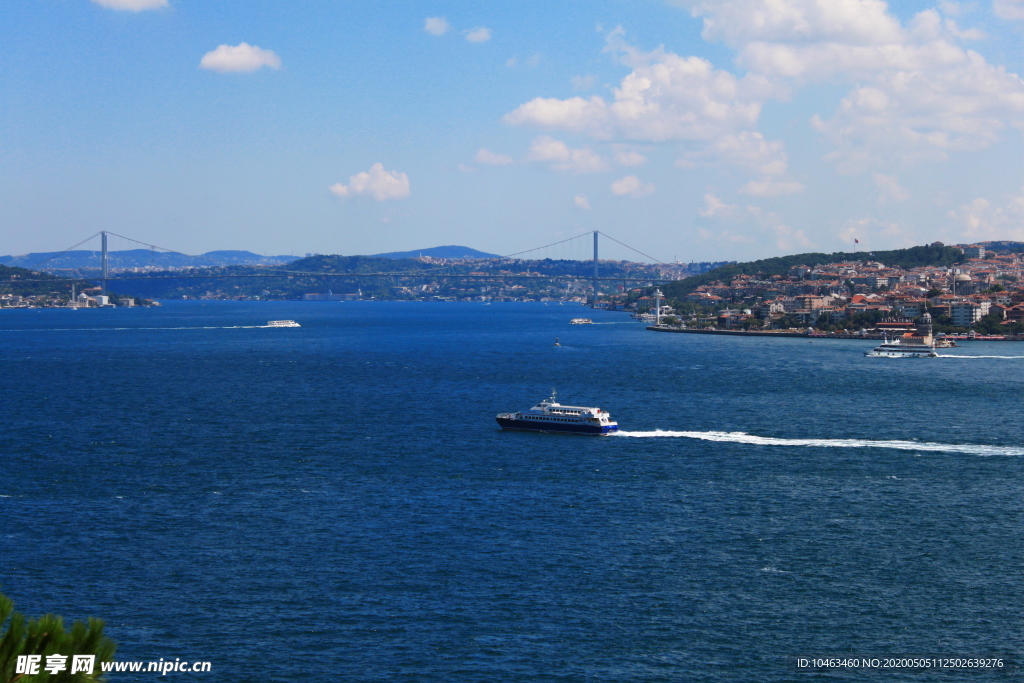 土耳其伊斯坦布尔蓝色海峡
