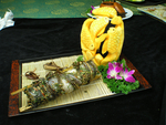 香茅草捆鱼