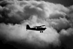 飞机黑白摄影