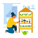 矢量卡通休闲人物