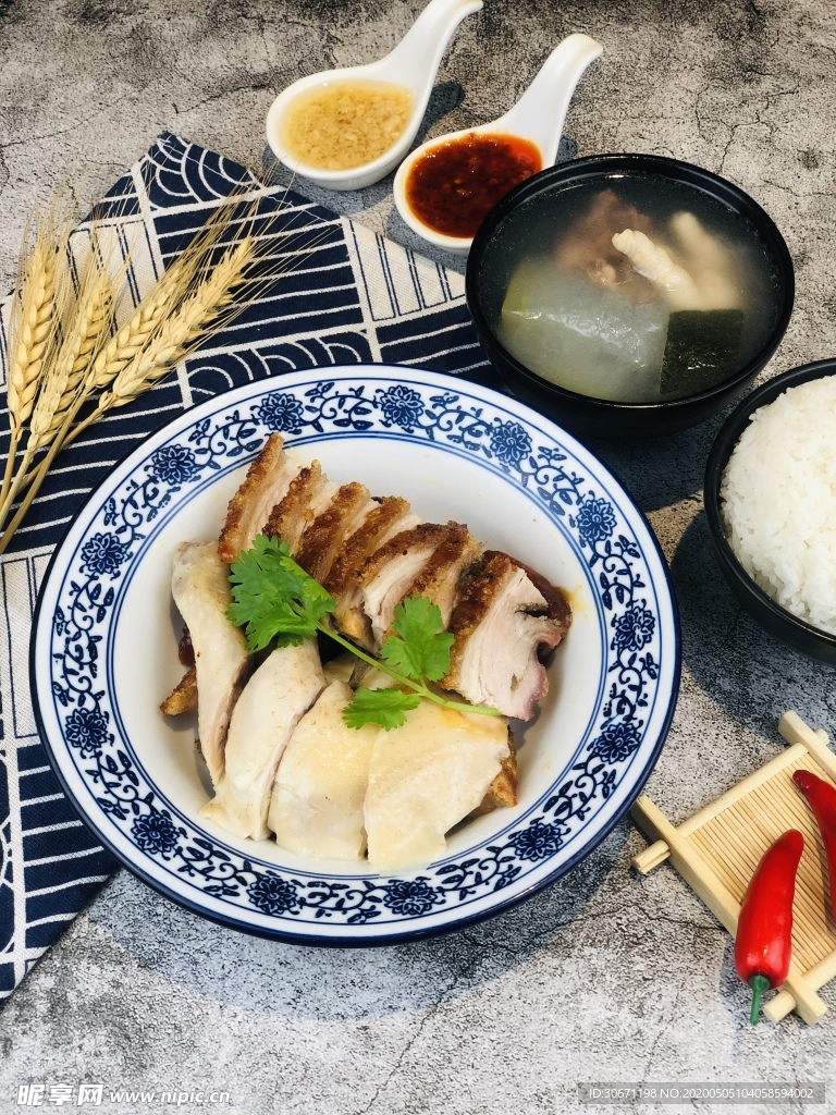 烧肉鸡饭