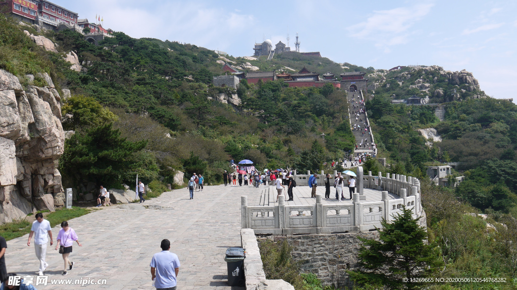 泰山天街 泰山 玉皇顶 风景