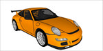 保时捷911GT小轿车模型