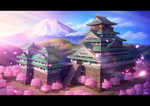 中国风大气插画场景