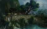中国风大气插画场景
