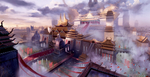 中国风大气插画场景