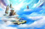 中国风大气插画场景