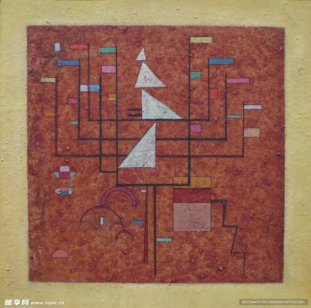 创意色彩抽象油画