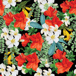 无缝植物花纹