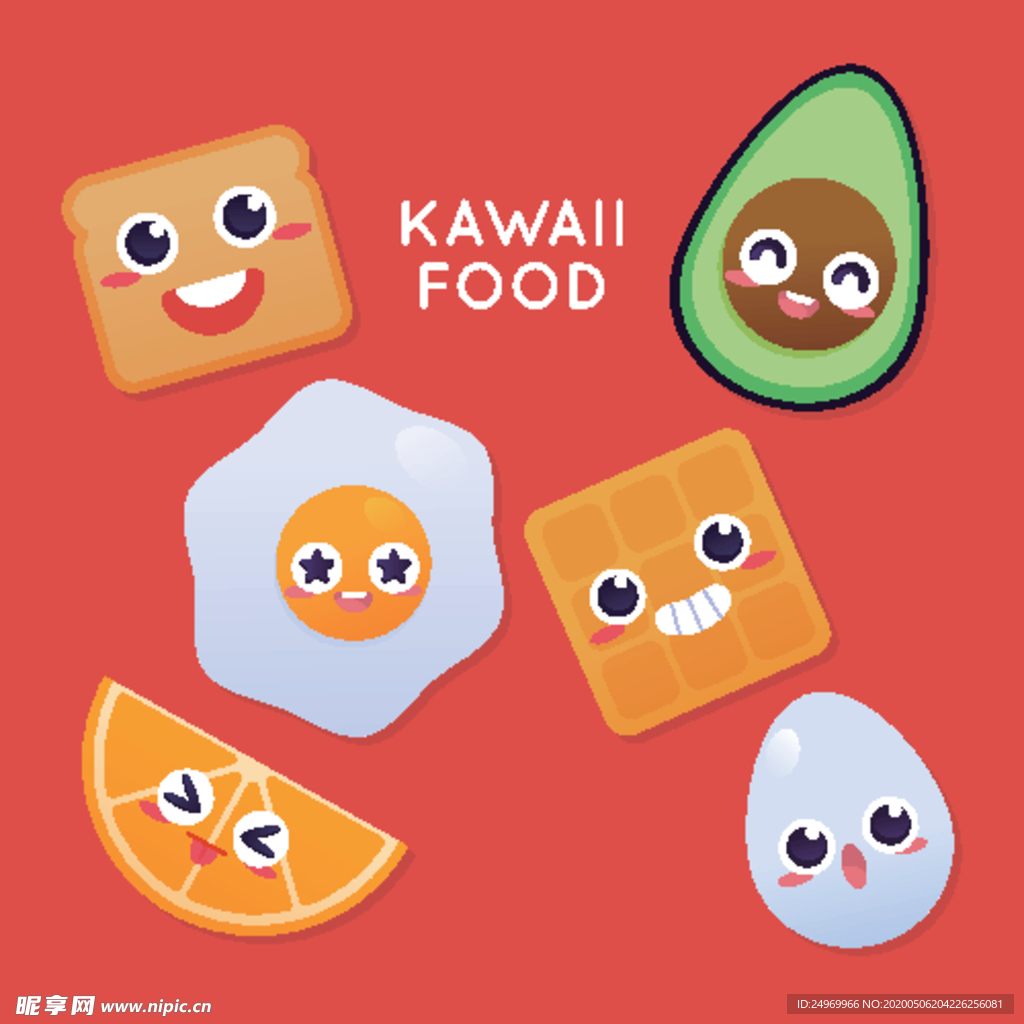 卡通食物
