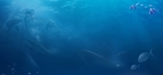 蓝色海洋背景