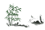 水墨竹子