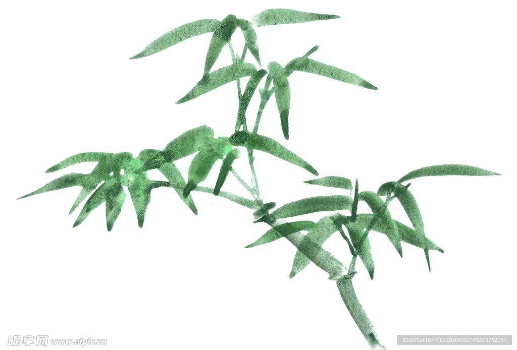 水墨竹子