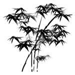 水墨竹子