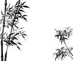 水墨竹子