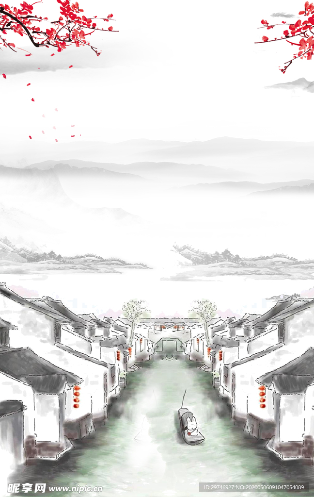 中式背景