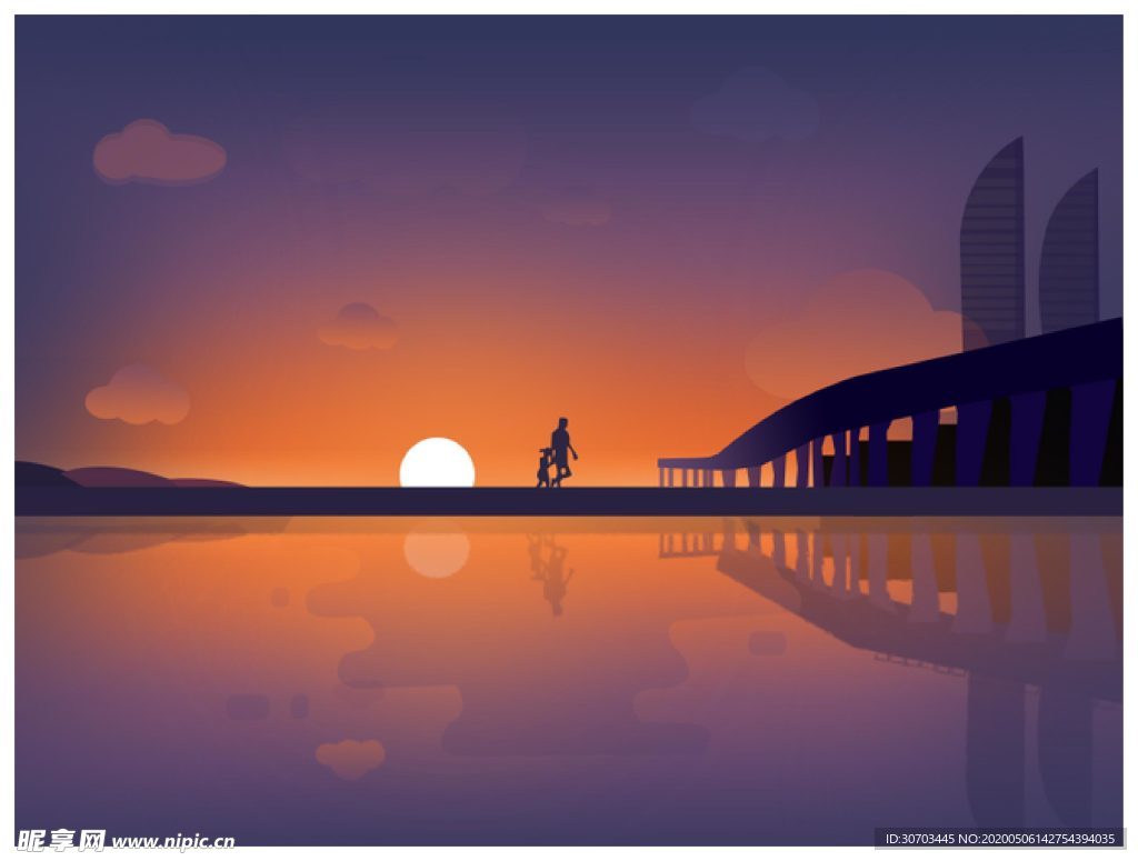 夕阳