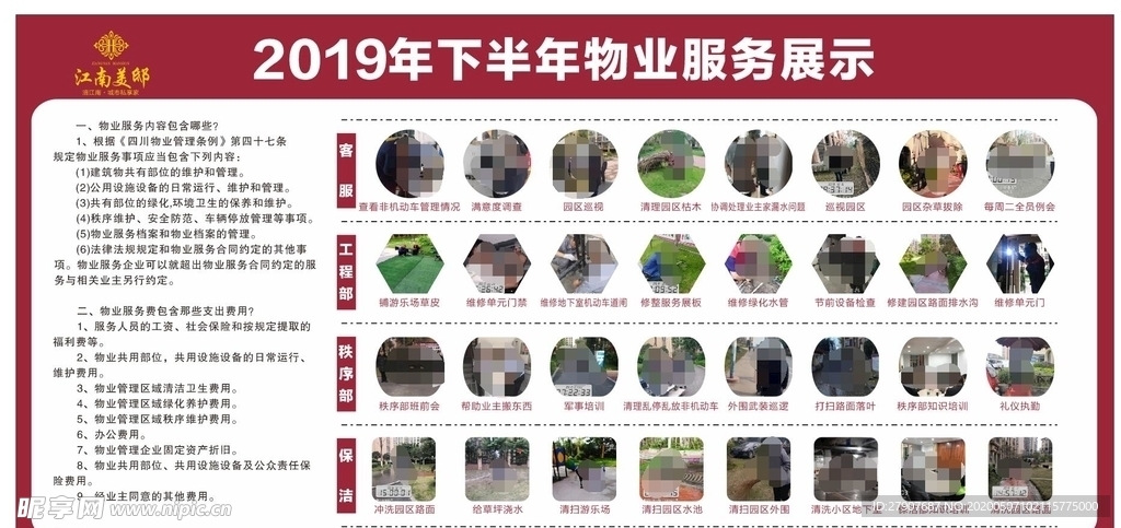 物业展板