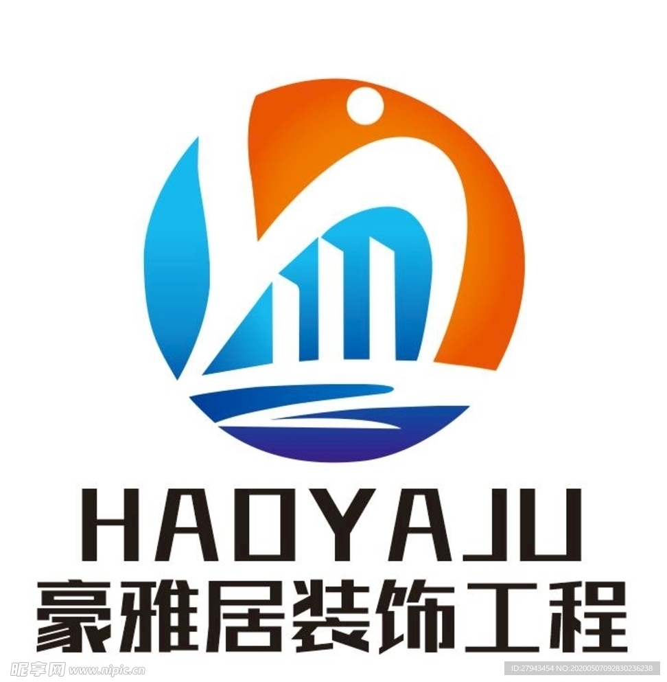 豪雅居装饰工程标志