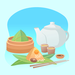 矢量端午粽子